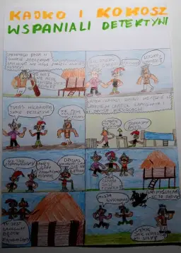 Jak narysować komiks do szkoły Kajko i Kokosz – proste kroki i porady