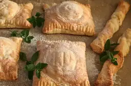 Jak zrobić ciastka z ciasta francuskiego z jabłkami w 15 minut