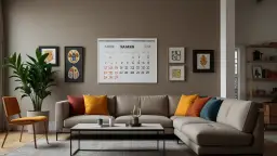 Który kalendarz na ścianę wybrać, by ożywić domową przestrzeń?