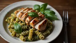 Makaron z pesto i grillowanym kurczakiem: Zdrowy obiad, który pokochasz