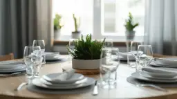 Dekoracja stołu w jadalni: 15 pomysłów na piękne nakrycie