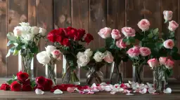 Róże: czerwona, biała, różowa. Co oznacza ich kolor i ilość?