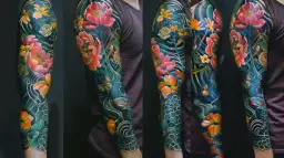Kolorowe tatuaże męskie - Najlepsze wzory kolorowych tatuaży