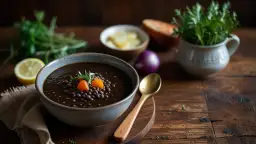 Zupa z czarnej soczewicy: Pożywny przepis na zdrowy obiad