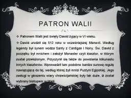 Kto jest patronem Walii? Poznaj historię świętego Dawida i jego znaczenie