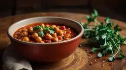 Gulasz z ciecierzycą i pomidorami: Szybkie danie jednogarnkowe