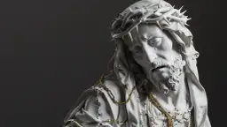 Tajemnice wiary: sakralne figury - Jezus w sztuce porcelany