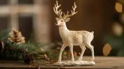 Figurka jelenia: Sztuka dekoracyjna inspirowana naturą