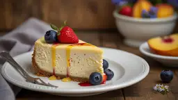 Idealne na lato: Ciasto serowe z owocami, łatwe do zrobienia i pyszne