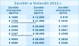 Kalkulator wynagrodzeń Holandia - Oblicz swoje zarobki netto