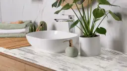 Co na blat do łazienki? Te materiały będą służyć przez długie lata