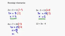 Rozwiązywanie równań jak to się robi – proste metody i przykłady