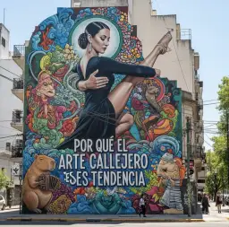 Por qué el arte callejero es tendencia en varias ciudades argentinas