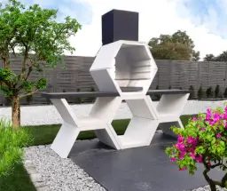 Nowoczesny grill ogrodowy betonowy: trwałość i styl w Twoim ogrodzie