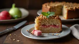 Zdrowa i smaczna propozycja na fit ciasto z rabarbarem: Idealne na wiosnę