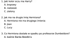 Zagadki Harry Potter: Od ucznia do Dumbledore'a Twój test!