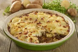 Zapiekanka z mięsem mielonym i ziemniakami: przepis krok po kroku