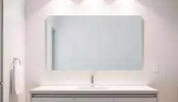 Idealne lustro nad umywalką: Ile cm? Uniknij błędów!