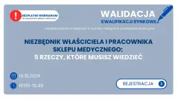 Jakie kwalifikacje do pracy w sklepie medycznym? Wymogi NFZ