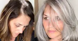 Jak farbować siwe odrosty na ciemnych włosach bez uszkodzeń?