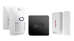 Czujniki ruchu i kontaktron, tworzące światowy system bezprzewodowy, zapewniają bezpieczeństwo Twojego domu.