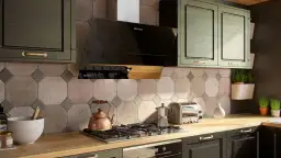 Nowoczesna kuchnia z czarnymi szafkami i okapem. Zobacz, jak obudować komin w kuchni, by stworzyć stylowe i funkcjonalne wnętrze.