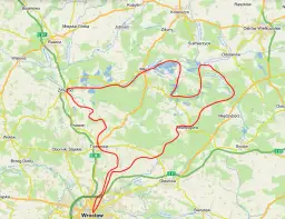 Szczegółowa mapa tras rowerowych w Dolinie Baryczy z GPX i atrakcjami