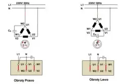 Jak podłączyć silnik jednofazowy z dwoma kondensatorami bez błędów