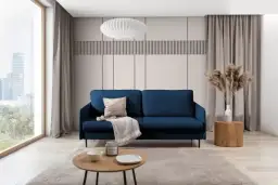 Jakie meble do granatowej kanapy, aby stworzyć stylowy i przytulny salon?