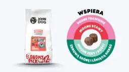 Karma John Dog wieprzowina z wołowiną – idealna dla dużych psów