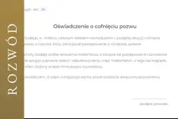 Cofnięcie wniosku z sądu rodzinnego: poradnik + wzór pisma