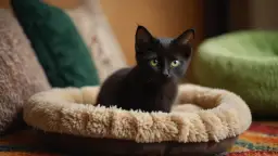 Małe czarne kotki: jak najlepiej się nimi zajmować i pielęgnować?