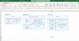 Tabela w Excelu z podziałem na kierunki studiów i przedmioty do wyboru na maturze.