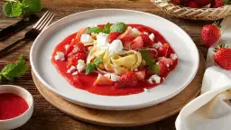 Ile kalorii ma makaron z truskawkami? Zaskakujące wartości kaloryczne