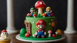 Przepyszne i efektowne torty Super Mario na urodziny i imprezy