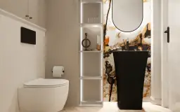 Mała toaleta w bloku: Sekrety aranżacji, które odmienią Twoje WC