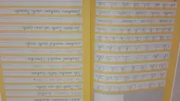 Jak pisać w zeszycie w szeroką linię, aby uniknąć bałaganu?