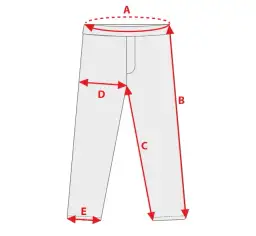 Kupuj spodnie online bez zwrotów! Zmierz rozmiar raz a dobrze.