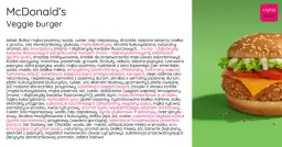 Ile kosztuje veggie burger w McDonald's? Ceny, które zaskakują