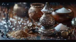 Zestaw przypraw: Historia cukiernicy, solniczki i pieprzniczki