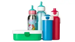 Die besten Brotdosen und Trinkflaschen für die Schule finden