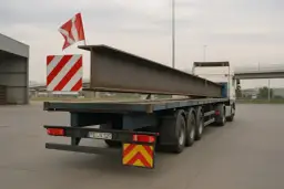 Ładunek wystający z przyczepy? Znamy wszystkie limity i kary!