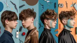 Fryzury chłopięce z grzywką - Najlepsze fryzury chłopięce z długą grzywką