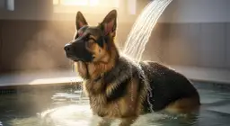 Jak wykąpać owczarka niemieckiego, by uniknąć stresu i nieprzyjemności