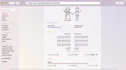 Zrzut ekranu aplikacji do planowania ślubu z listą zadań, informacjami o gościach i postępach.