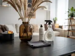 Skuteczne sposoby na czyszczenie czarnych matowych mebli bez smug