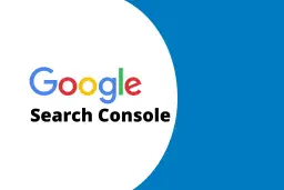 Logo Google z napisem Search Console. Narzędzie do analizy widoczności strony w wyszukiwarce.