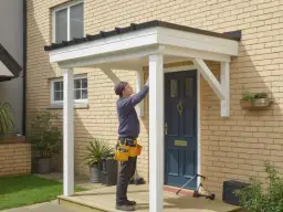 Daszek nad drzwiami: Zbuduj go sam! Poradnik krok po kroku.