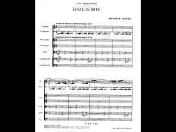 Pobierz Bolero Ravela: Darmowe nuty, zakup i analiza partytury