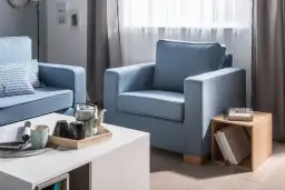 Niebieska kanapa: Sekrety idealnej aranżacji. Kolory i dodatki